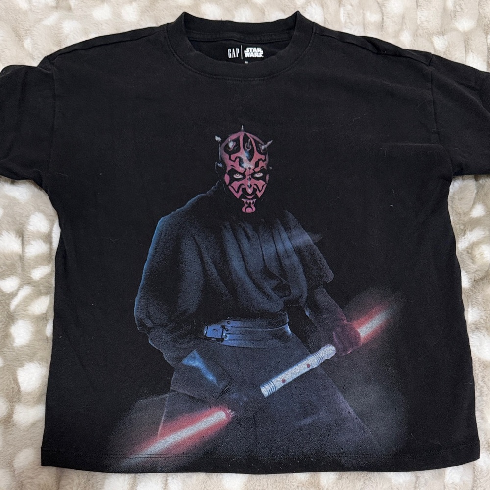 Gap womens Black Star Wars T-Shirt